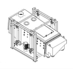 silica sand separation apply Rectangle tumbler screen machine factory price on sale поставщик